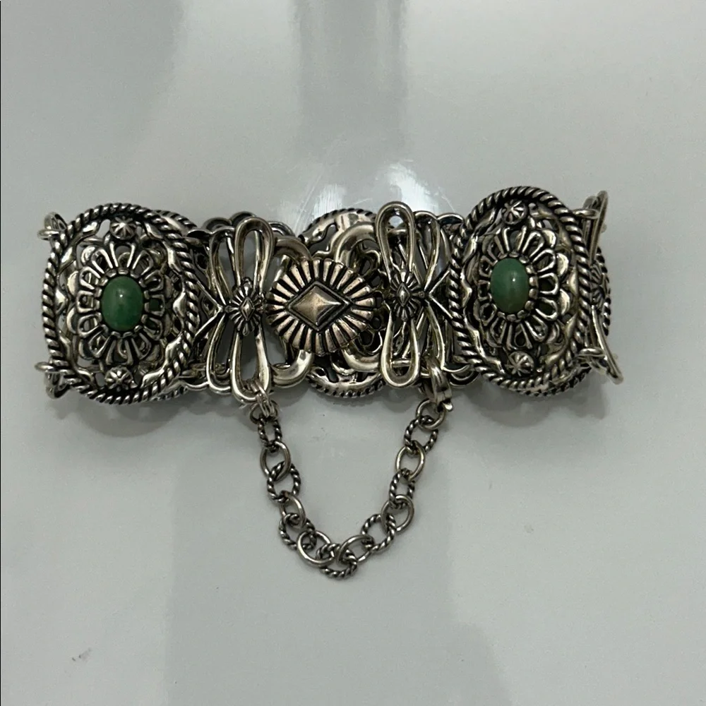 NWOT Vintage Design Carolyn Pollack Sterling Silver Utah Veriscite Bracelet